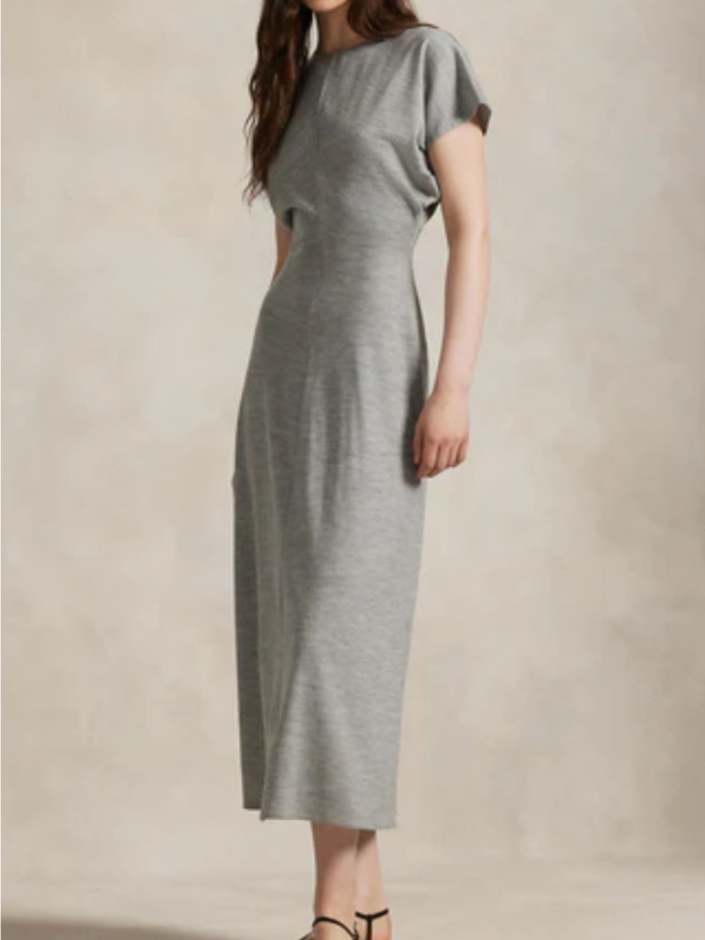 Polo Ralph Lauren Wool Blend Maxi Knit Dress